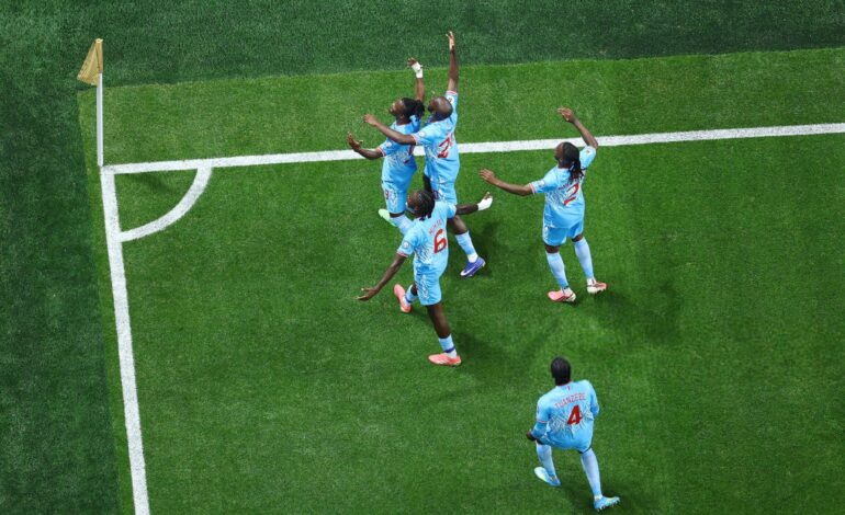 VIDEO: RD Congo le está ganando a Inglaterra con gol de Cipenga