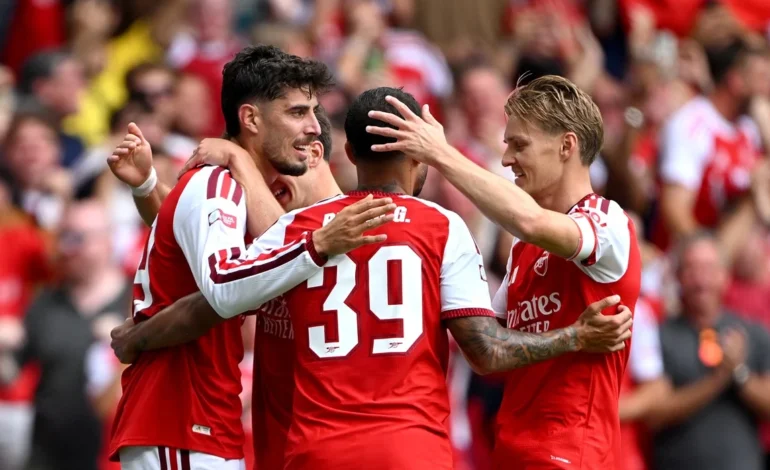 Arsenal goleó 3-0 al Manchester City y se consagró campeón de la Community Shield