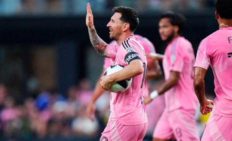 El Inter Miami de Messi va por un triunfo clave ante Nashville en la MLS