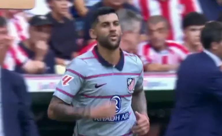 Cuti Romero tuvo su estreno con la camiseta del Atlético de Madrid