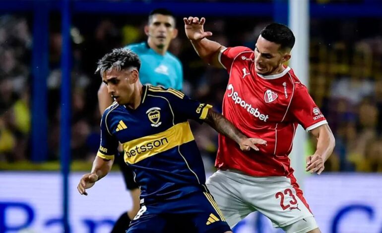 Boca busca otro triunfo ante Independiente para afirmarse en la tabla anual