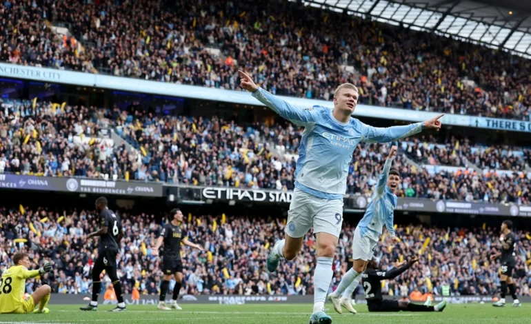 Con un doblete de Haaland, Manchester City venció a Ipswich y mantuvo su puntaje perfecto