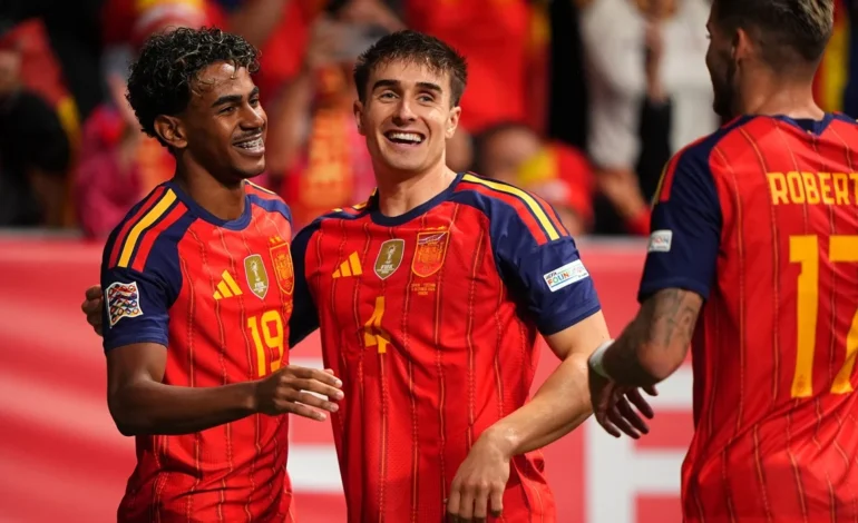 España volvió a ganar y mantiene su puntaje ideal en la Nations League